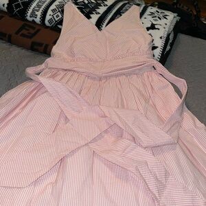 Preloved Ralph Lauren girls dress pink n white excellent condition.